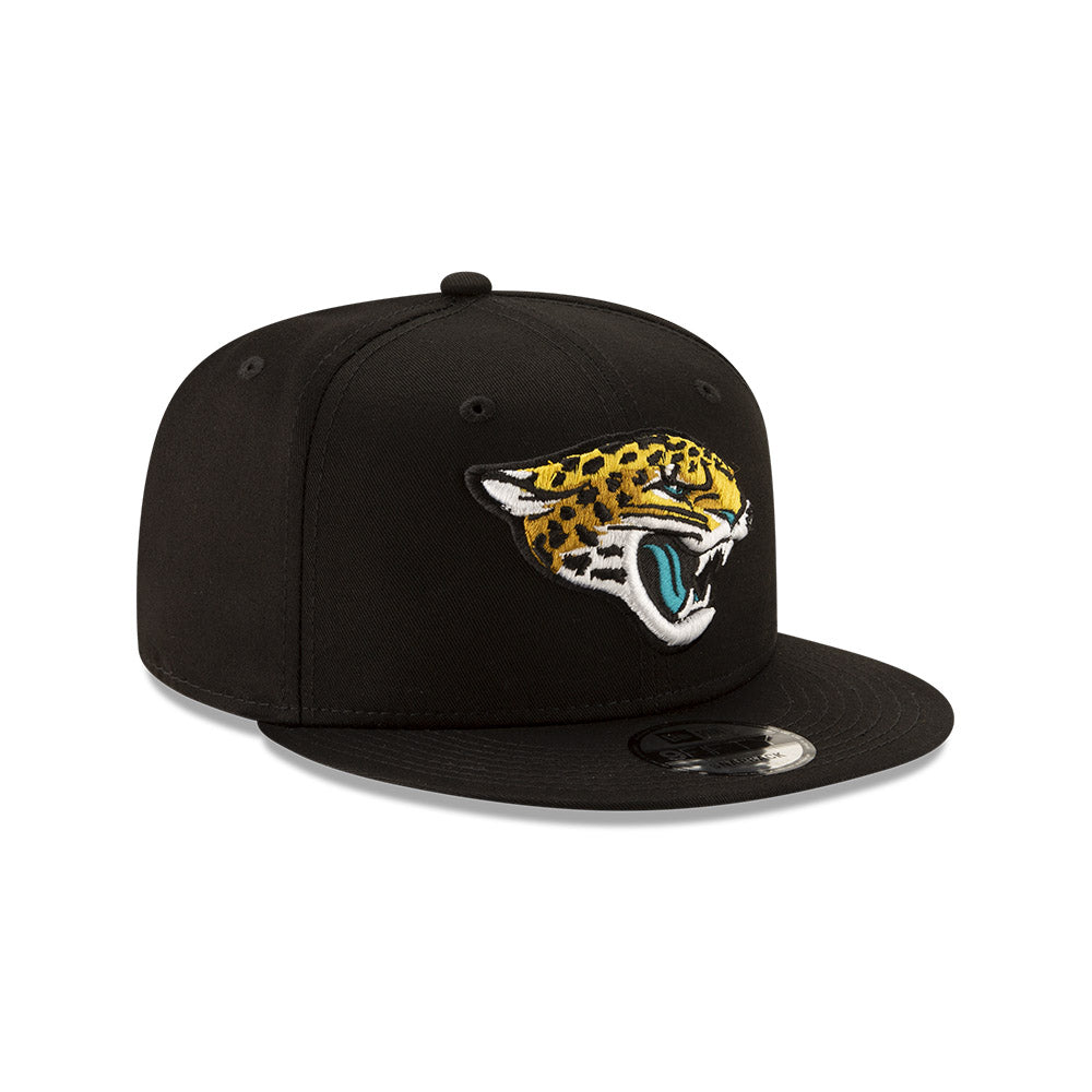 New Era NFL Men's Jacksonville Jaguars Basic Logo 9Fifty Snapback Hat Black