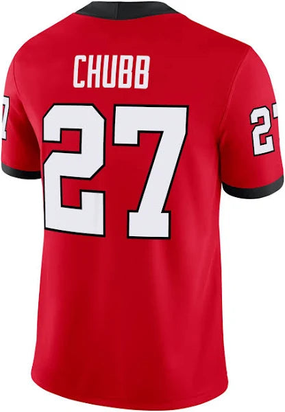 Nike NCAA Men's #27 Nick Chubb Georgia Bulldogs Dri-Fit Replica Football Game Jersey