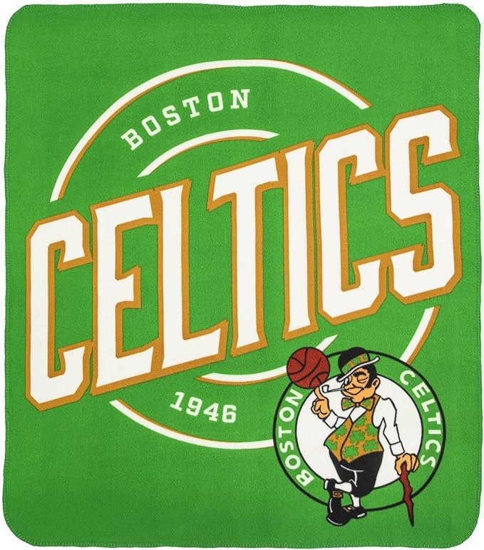 The Northwest Company NBA Boston Celtics Campaign Design Fleece Throw Blanket