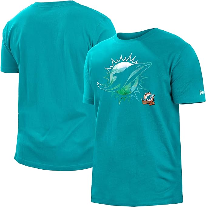 New Era NFL Men's Miami Dolphins Sideline Ink Dye T-Shirt