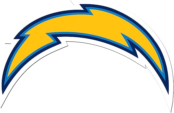 Siskiyou NFL Los Angeles Chargers Medium Team Color Auto Decal