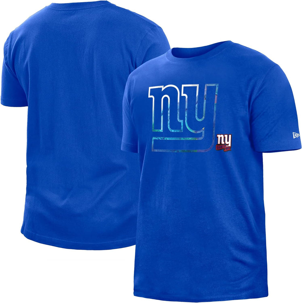 New Era NFL Men's New York Giants Sideline Ink Dye T-Shirt