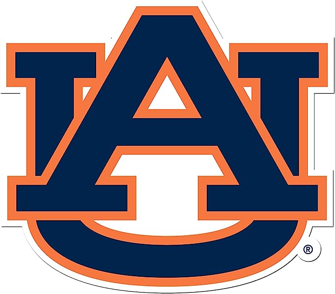 Siskiyou NCAA Auburn Tigers Medium Team Color Auto Decal