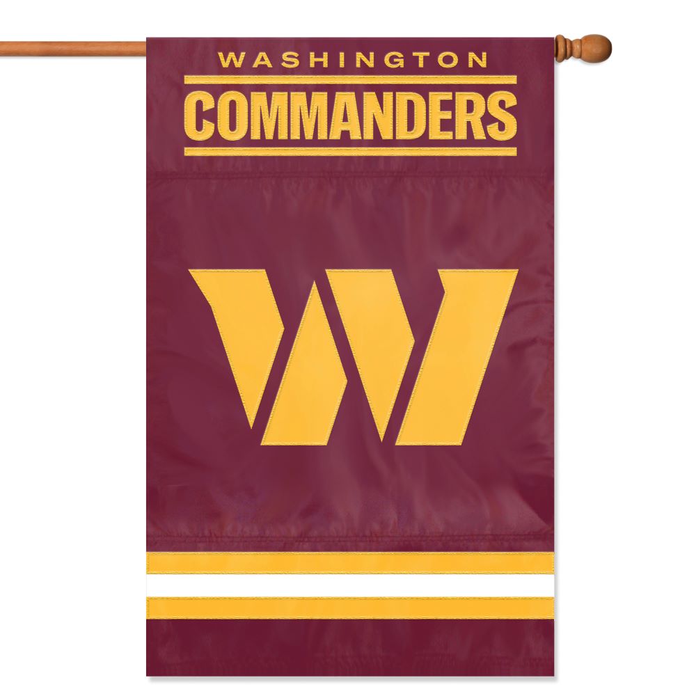 Party Animal NFL Washington Commanders 28 x 44 House Banner Flag