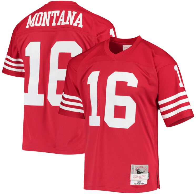 Mitchell & Ness NFL Men's 49ers Joe Montana 1990 Legacy Replica Jersey