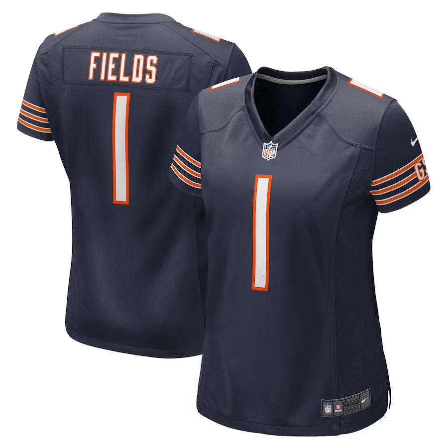 Nike NFL Women’s #1 Justin Fields Chicago Bears Game Jersey