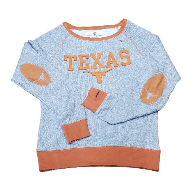Three Square NCAA Women's Texas Longhorns Casper Knobi Fleece Sweatshirt