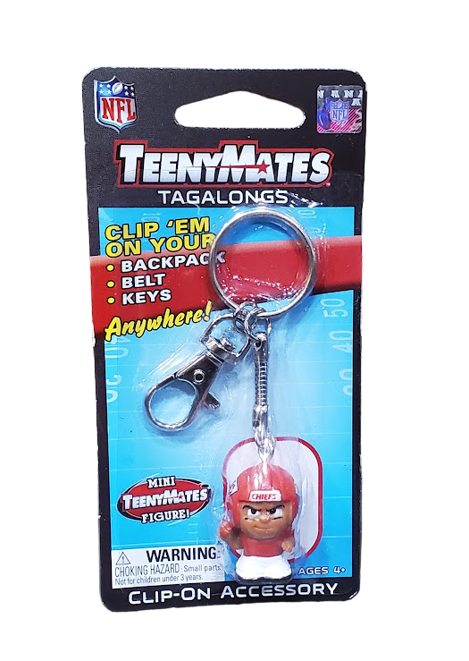 Party Animal NFL Kansas City Chiefs TeenyMate Tagalong Keychain