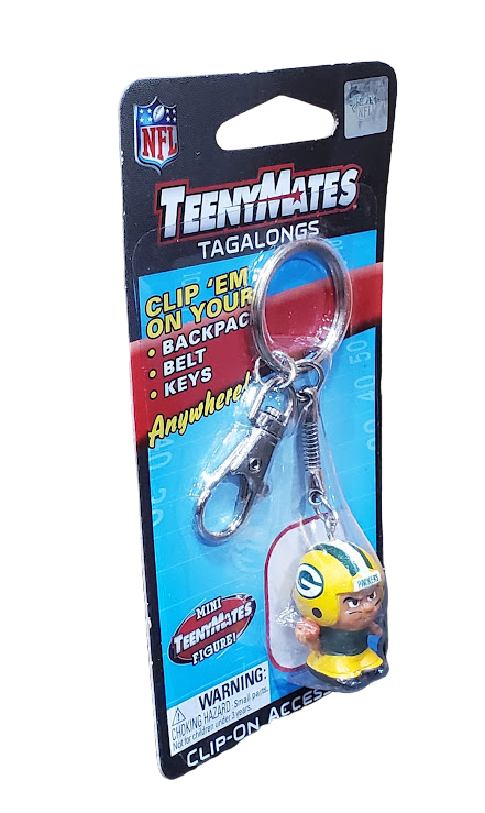 Party Animal NFL Green Bay Packers TeenyMate Tagalongs Keychain