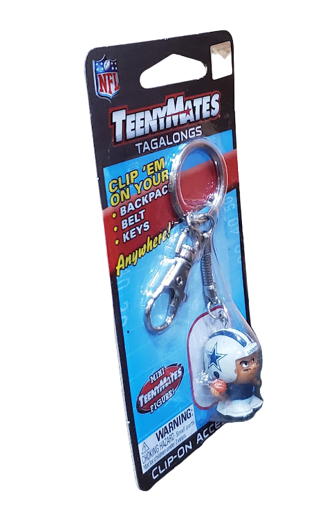 Party Animal NFL Dallas Cowboys TeenyMate Tagalongs Keychain