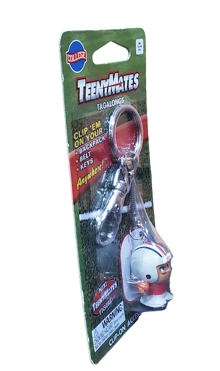 Party Animal NCAA Ohio State Buckeyes TeenyMate Tagalongs Keychain