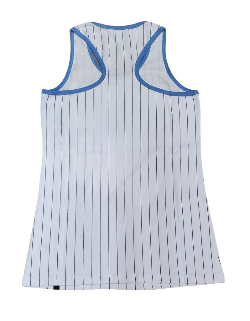 New Era MLB Women's Tampa Bay Rays Pinstripe Sequin Tank Top