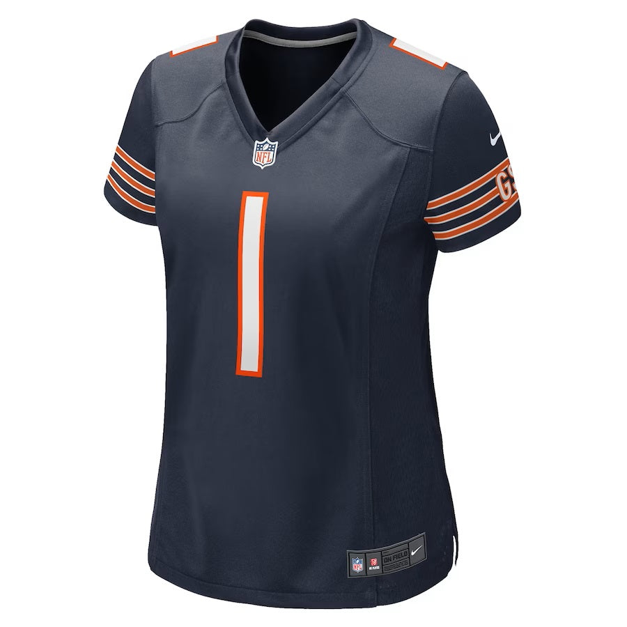 Nike NFL Women’s #1 Justin Fields Chicago Bears Game Jersey