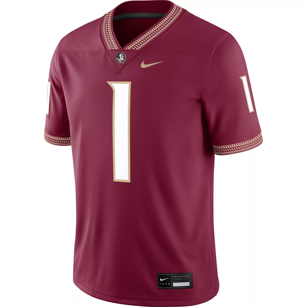 Nike NCAA Men's Florida State Seminoles #1 Football Replica Jersey