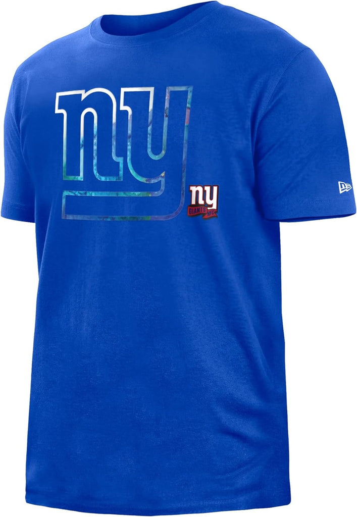 New Era NFL Men's New York Giants Sideline Ink Dye T-Shirt