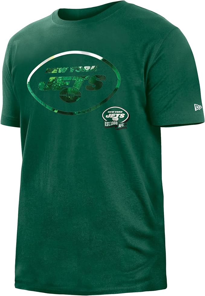 New Era NFL Men's New York Jets Sideline Ink Dye T-Shirt