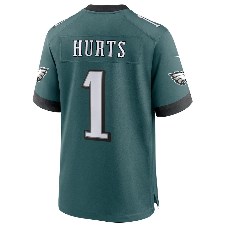 Nike NFL Men’s #1 Jalen Hurts Philadelphia Eagles Team Game Jersey
