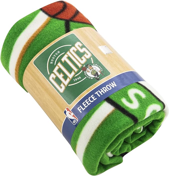 The Northwest Company NBA Boston Celtics Campaign Design Fleece Throw Blanket