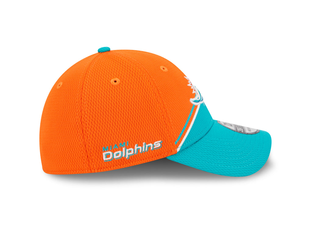 New Era NFL Men's Miami Dolphins 2023 NFL Sideline 39THIRTY Flex Hat