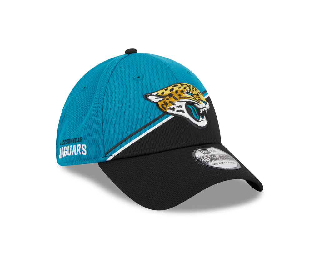New Era NFL Men's Jacksonville Jaguars 2023 NFL Sideline 39THIRTY Flex Hat