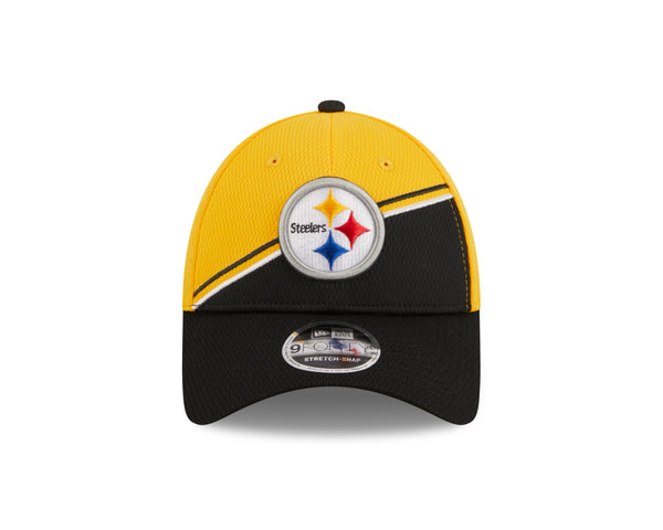 Pittsburgh Steelers New Era 2023 Sideline 9FORTY Hat Adjustable Hat Black