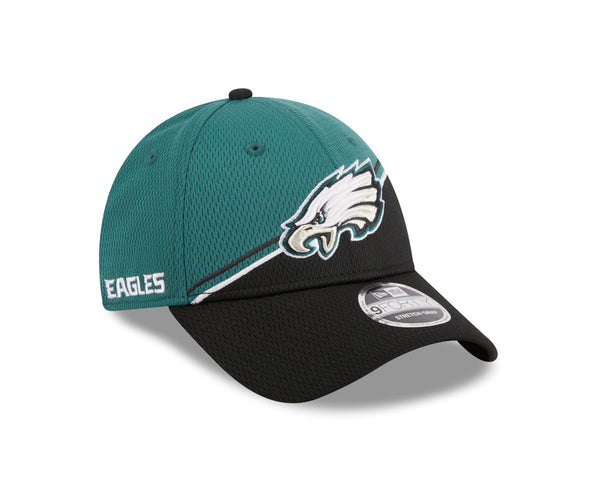 Philadelphia Eagles New Era Green/Black 2023 Sideline 59FIFTY Fitted H