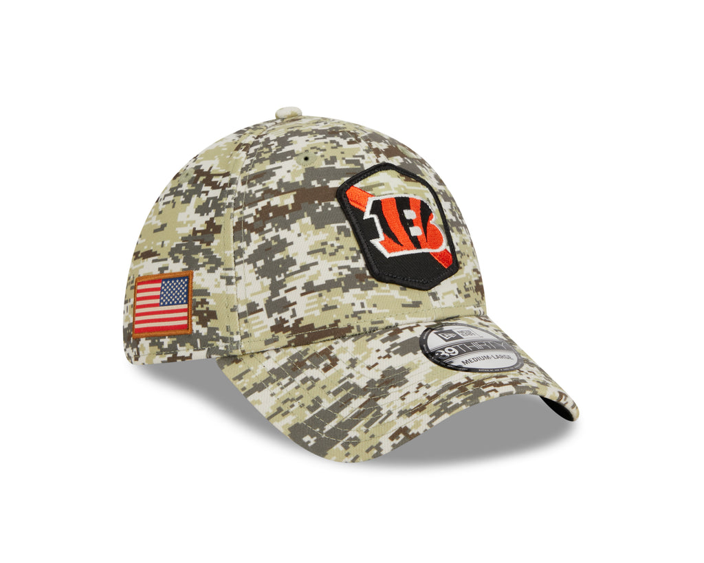 New Era NFL Men's Cincinnati Bengals 2023 Salute to Service 39THIRTY Flex Hat