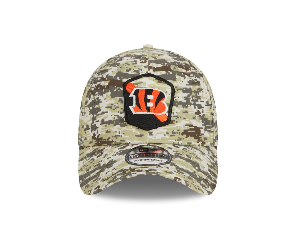 New Era NFL Men's Cincinnati Bengals 2023 Salute to Service 39THIRTY Flex Hat