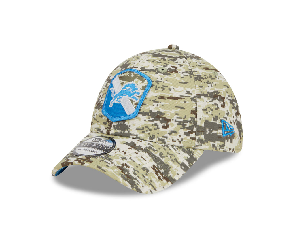 New Era NFL Men's Detroit Lions 2023 Salute to Service 39THIRTY Flex Hat