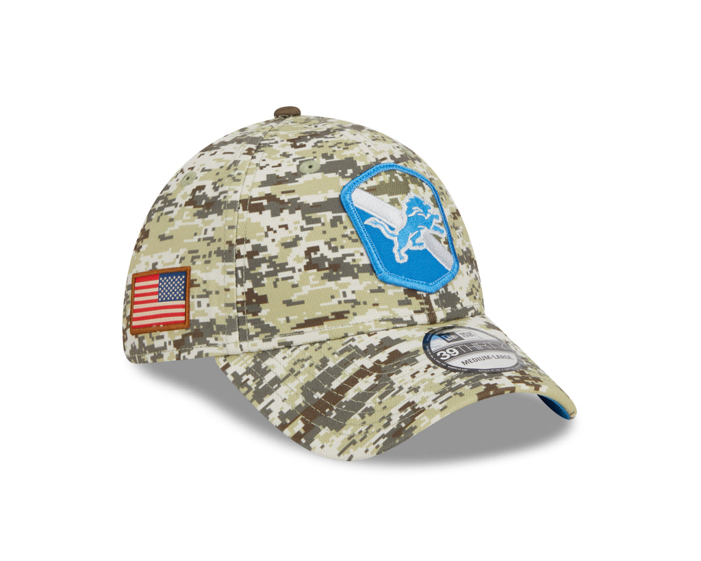 New Era NFL Men's Detroit Lions 2023 Salute to Service 39THIRTY Flex Hat