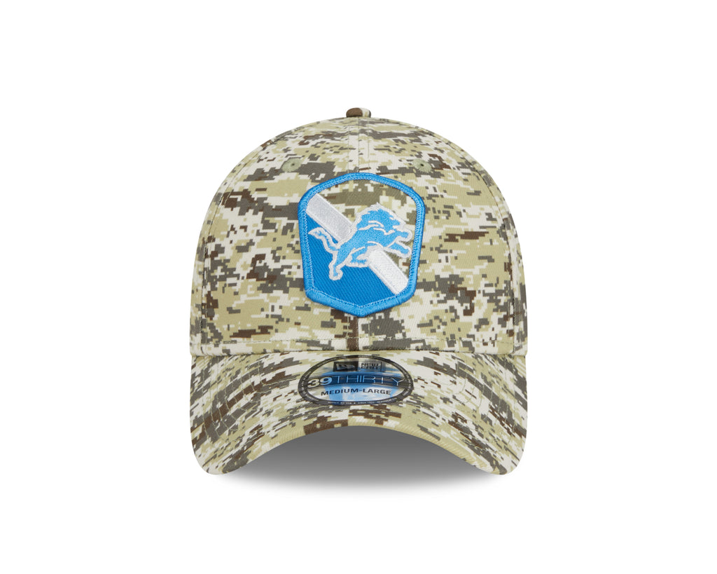 New Era NFL Men's Detroit Lions 2023 Salute to Service 39THIRTY Flex Hat