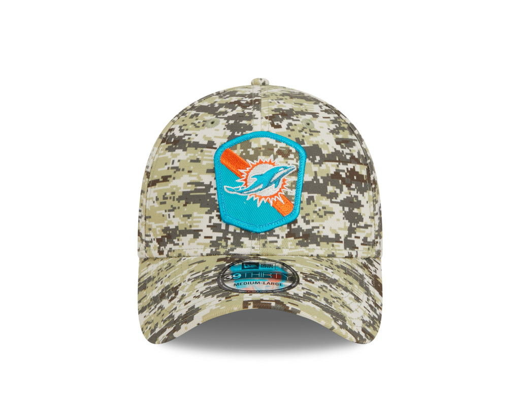 New Era NFL Men's Miami Dolphins 2023 Salute to Service 39THIRTY Flex Hat