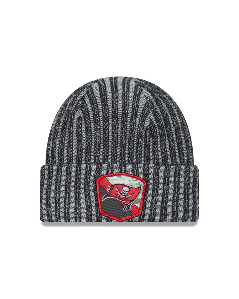 New Era NFL Men's Tampa Bay Buccaneers Beanie 2023 Salute To Service Cuffed Knit Hat