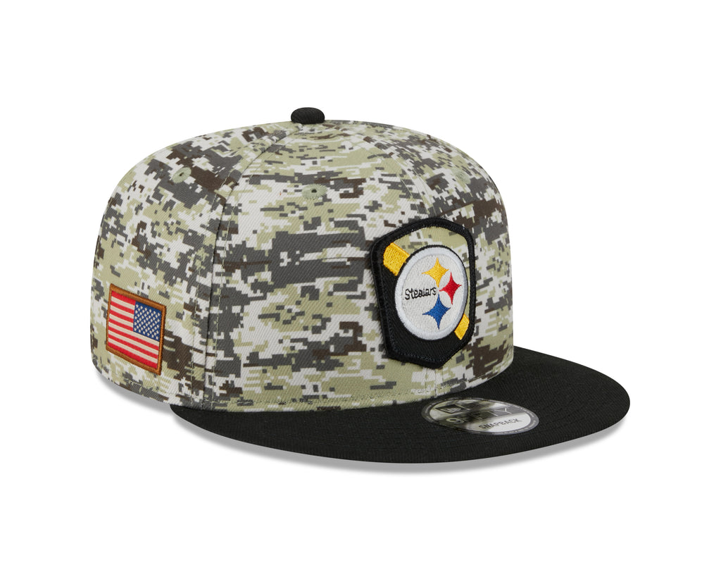 New Era NFL Men's Pittsburgh Steelers 2023 Salute To Service 9FIFTY Snapback Hat OSFA