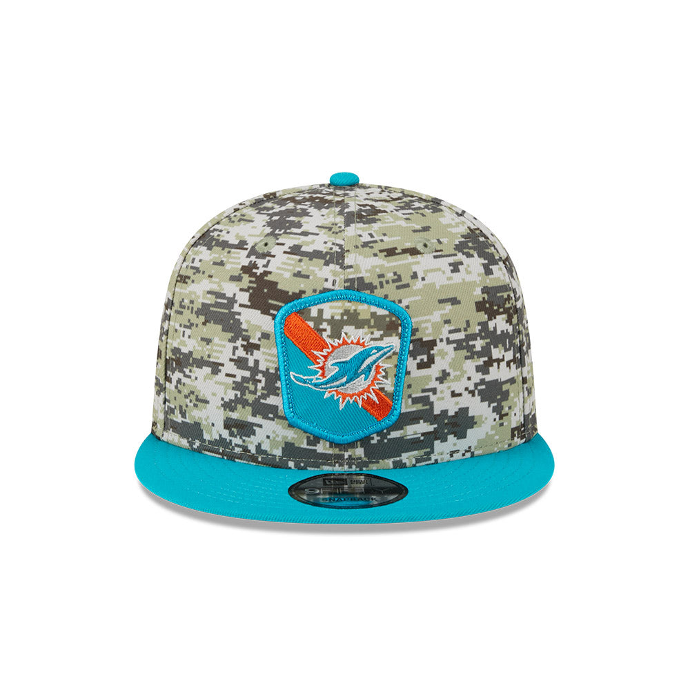 New Era NFL Men's Miami Dolphins 2023 Salute To Service 9FIFTY Snapback Hat OSFA