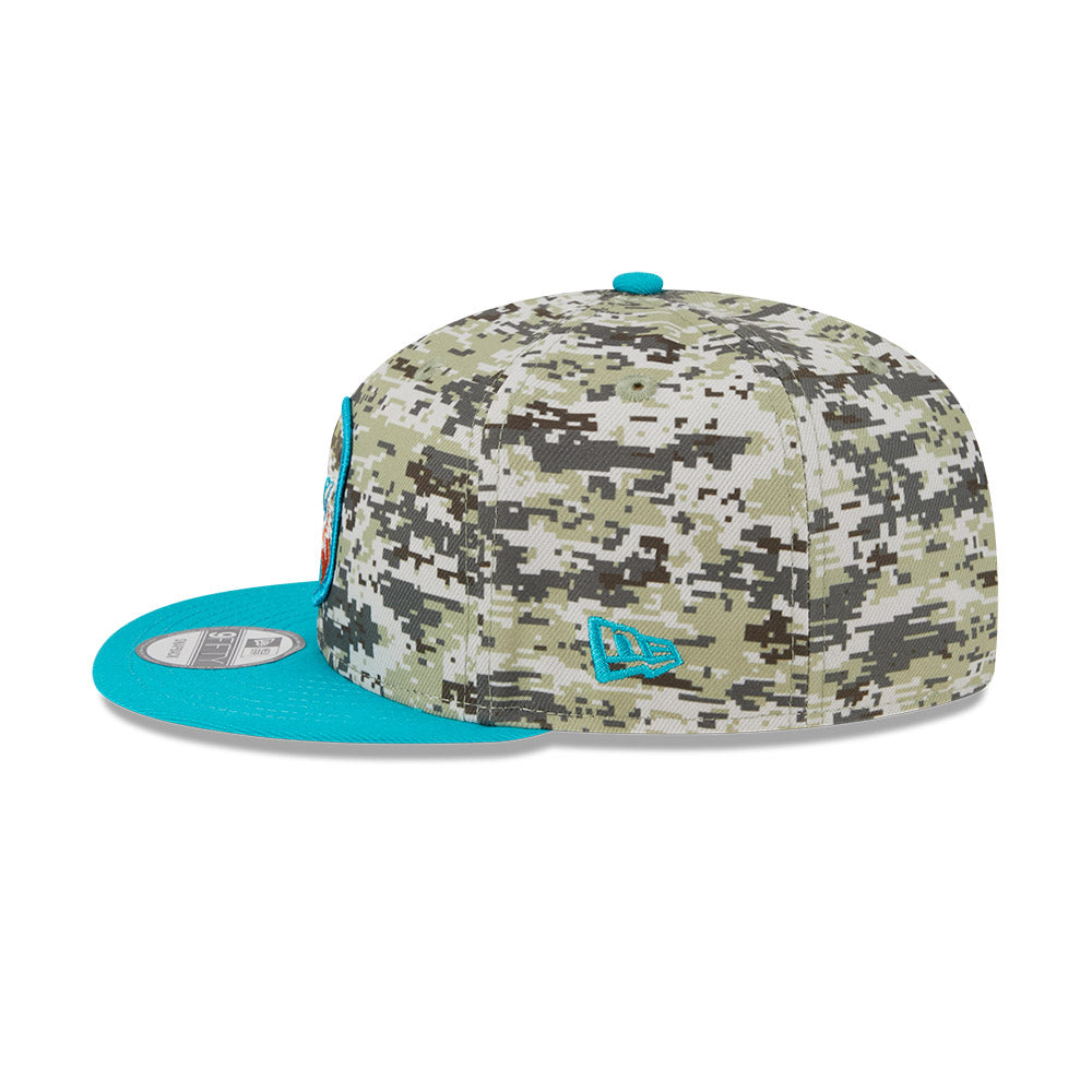 New Era NFL Men's Miami Dolphins 2023 Salute To Service 9FIFTY Snapback Hat OSFA