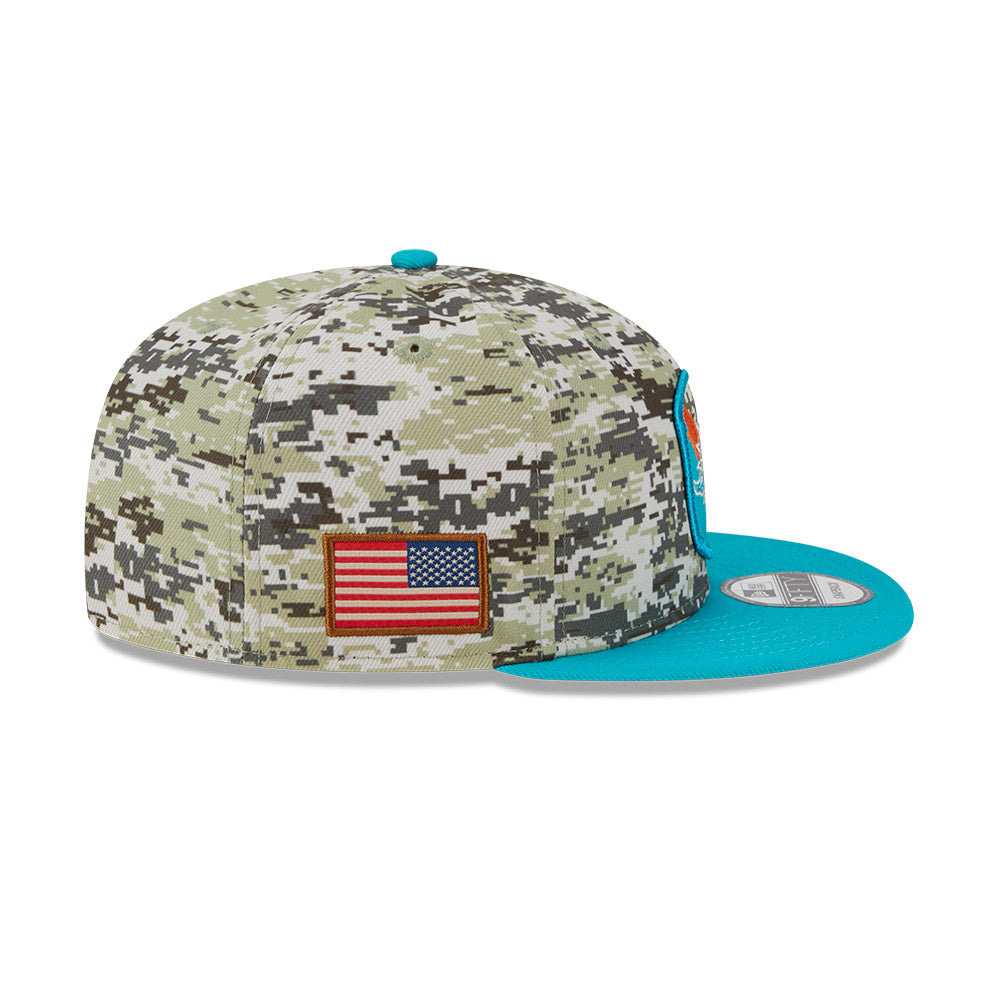 New Era NFL Men's Miami Dolphins 2023 Salute To Service 9FIFTY Snapback Hat OSFA