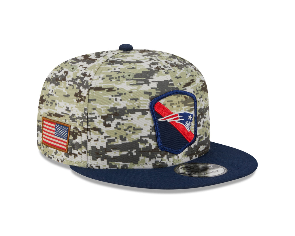 New Era NFL Men's New England Patriots 2023 Salute To Service 9FIFTY Snapback Hat OSFA