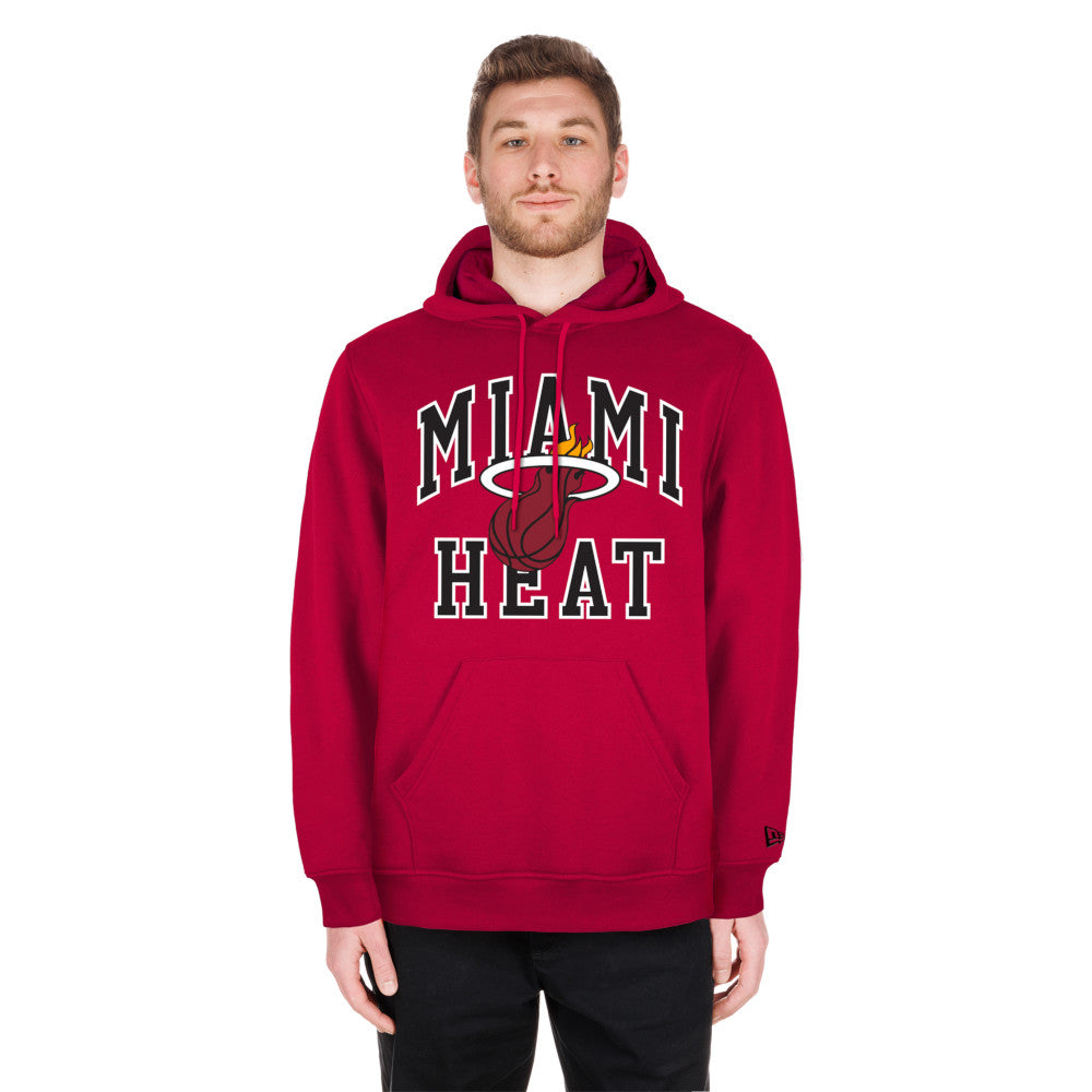 New Era NBA Men’s Miami Heat 2023/24 Season Tip-Off Edition Pullover Hoodie Red