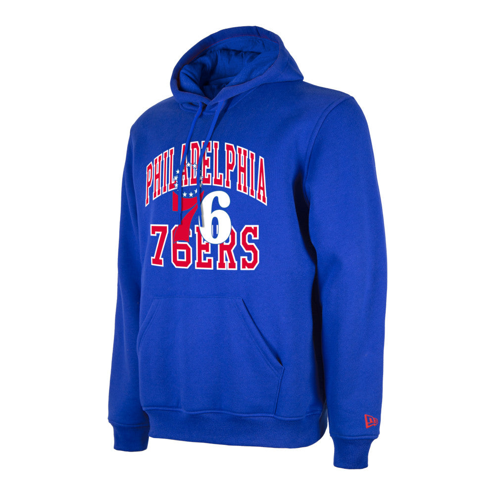 New Era NBA Men’s Philadelphia 76ers 2023/24 Season Tip-Off Edition Pullover Hoodie Purple