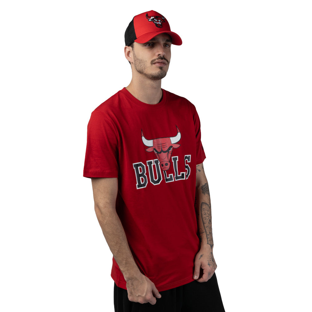 New Era NBA Men’s Chicago Bulls 2023/24 Season Tip-Off Edition T-Shirt Red