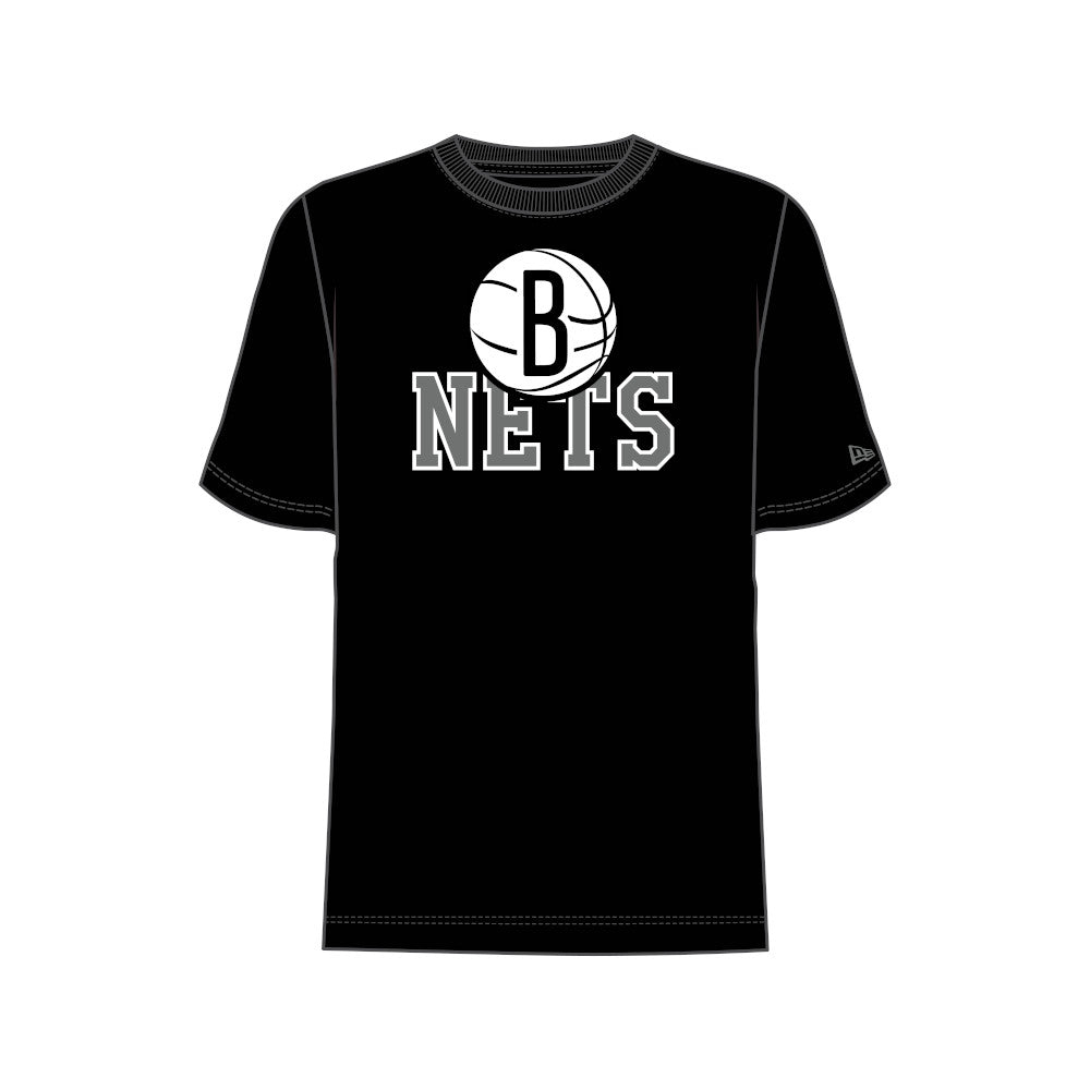 New Era NBA Men’s Brooklyn Nets 2023/24 Season Tip-Off Edition T-Shirt Black
