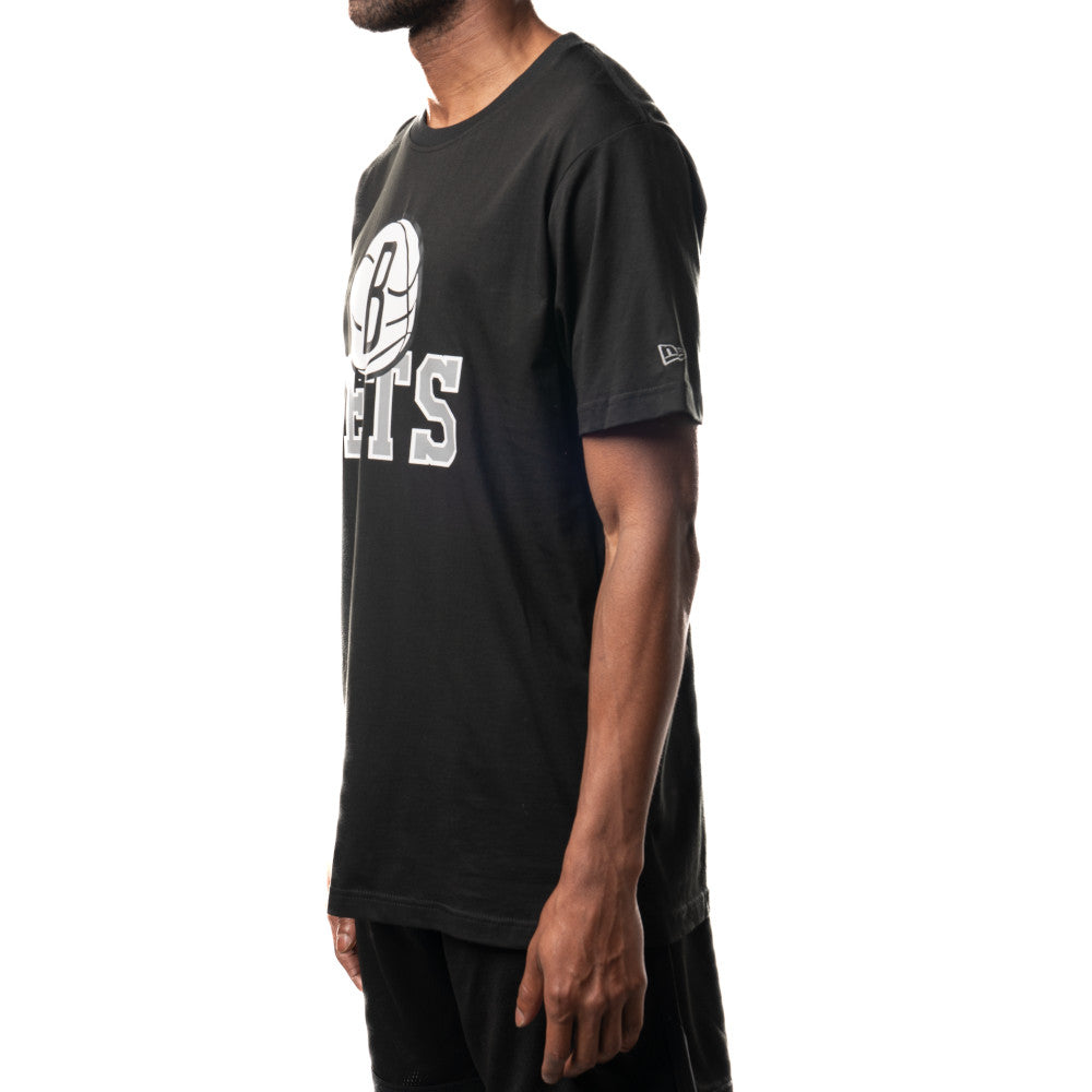 New Era NBA Men’s Brooklyn Nets 2023/24 Season Tip-Off Edition T-Shirt Black