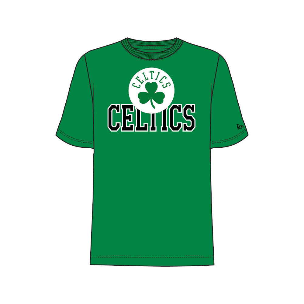New Era NBA Men’s Boston Celtics 2023/24 Season Tip-Off Edition T-Shirt Green