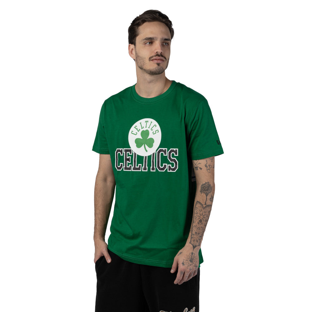 New Era NBA Men’s Boston Celtics 2023/24 Season Tip-Off Edition T-Shirt Green