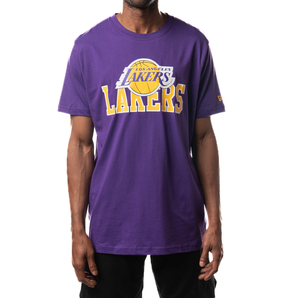 New Era NBA Men’s Los Angeles Lakers 2023/24 Season Tip-Off Edition T-Shirt Purple