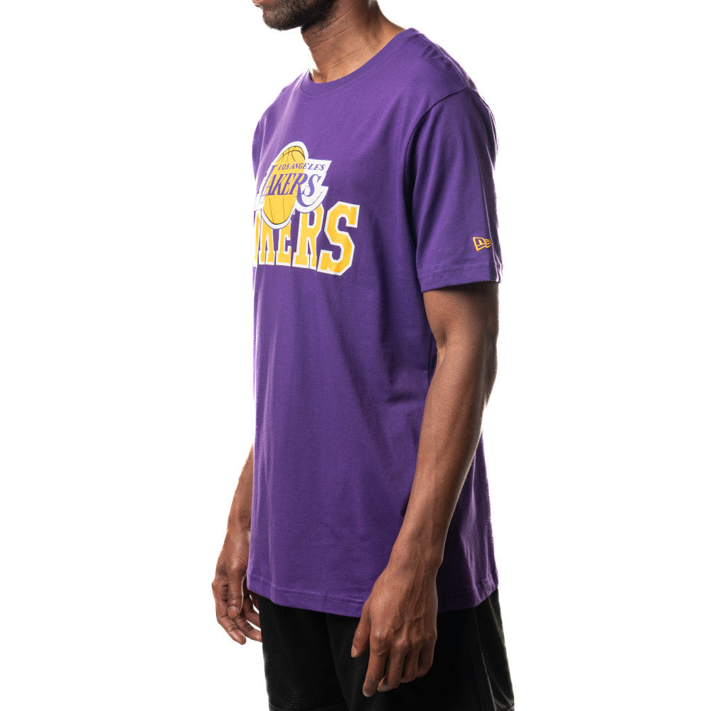 New Era NBA Men’s Los Angeles Lakers 2023/24 Season Tip-Off Edition T-Shirt Purple