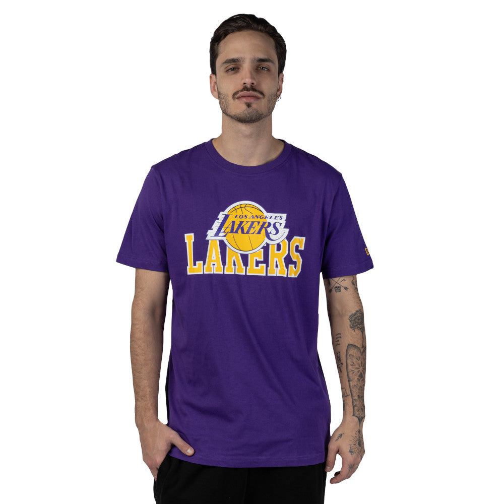 New Era NBA Men’s Los Angeles Lakers 2023/24 Season Tip-Off Edition T-Shirt Purple