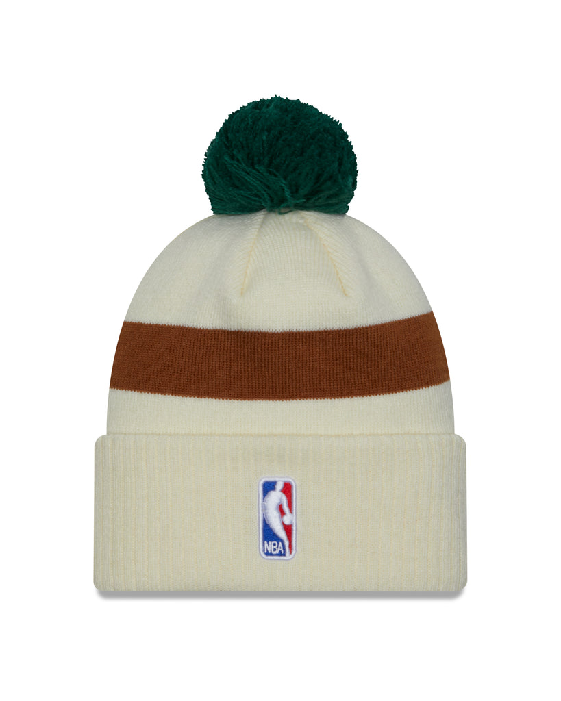 New Era NBA Men's Boston Celtics City Edition Cuffed Knit Beanie OSFM