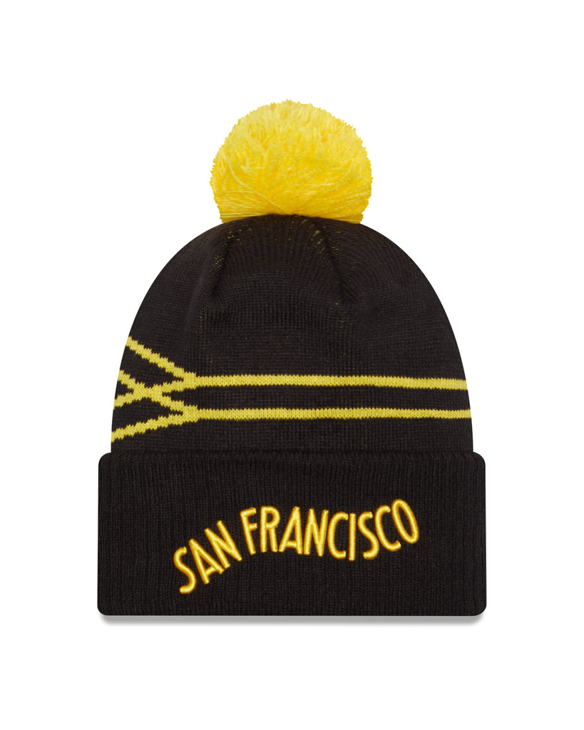 New Era NBA Men's San Francisco Warriors City Edition Cuffed Knit Beanie OSFM
